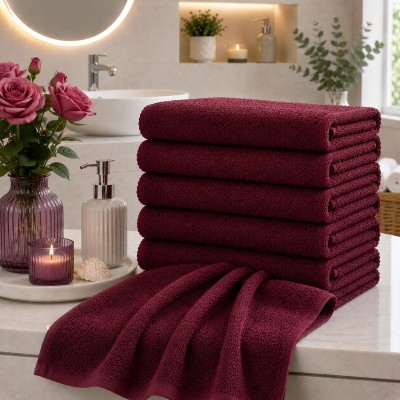 Gül Bordo El Havlusu 12'li Paket