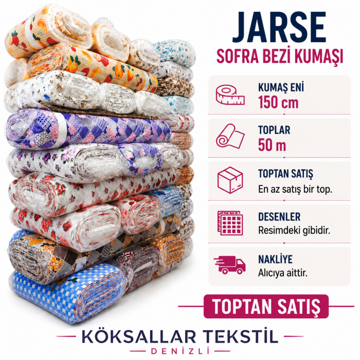 Jarse Sofra Bezi Kumaşı