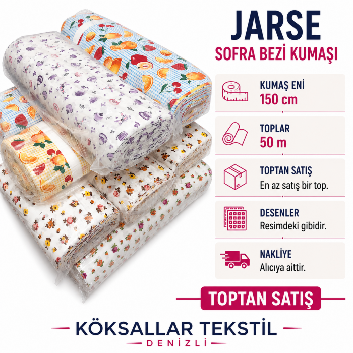 Jarse Sofra Bezi Kumaşı