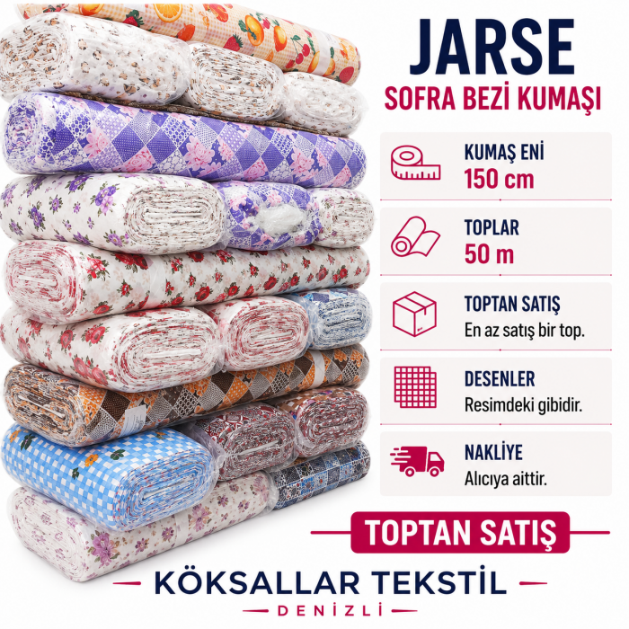 Jarse Sofra Bezi Kumaşı