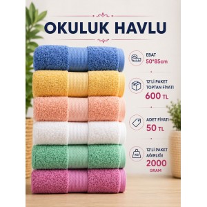 Okuluk Havlu 50x85