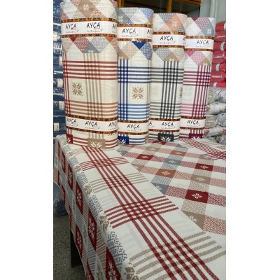 Patchwork Ekose Desenli Toptan Ranforce Kumaş KT-32