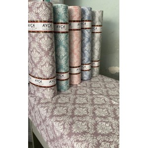 Klasik Damask Desenli Toptan Ranforce Kumaş KT-59