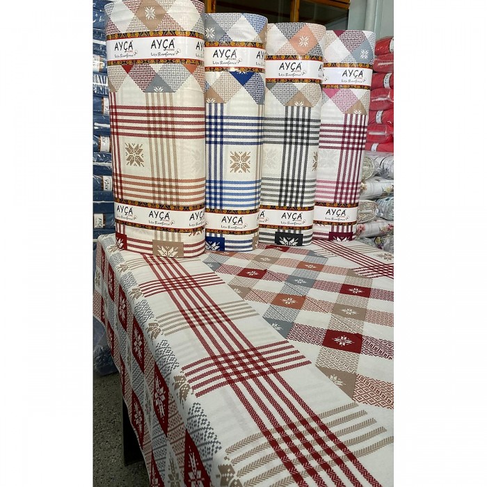 Patchwork Ekose Desenli Toptan Ranforce Kumaş KT-32