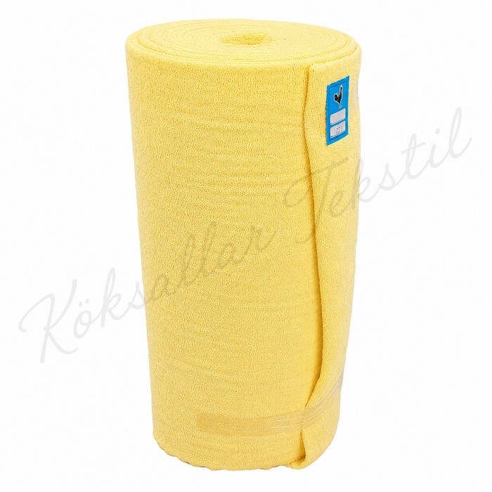 Açık Sarı Havlu Kumaşı - Metrelik Satış