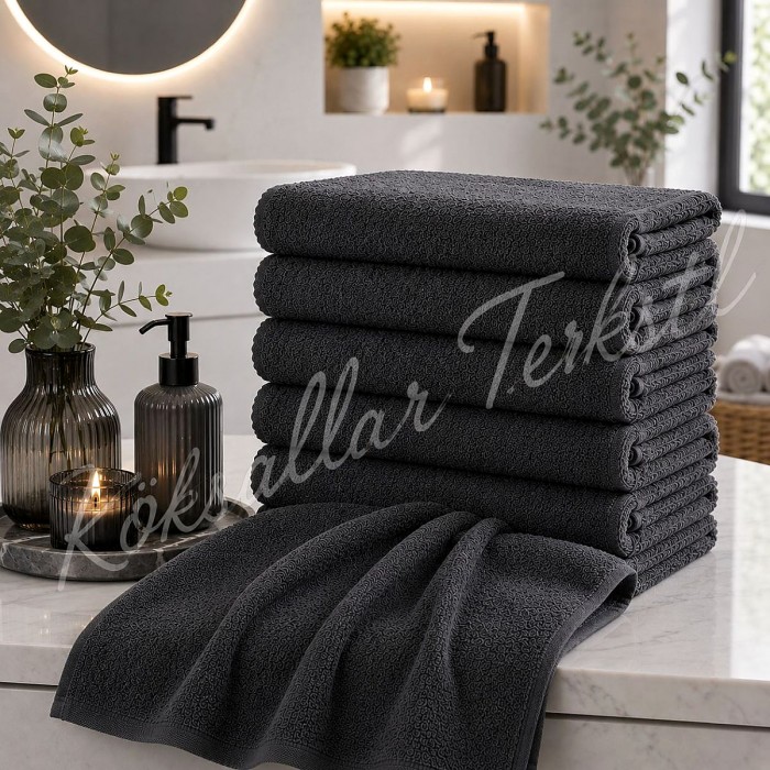 Defne Antrasit El Havlusu 12'li Paket