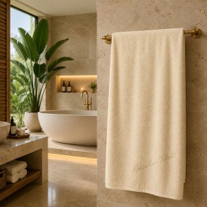 Banyo havlusu 70x140cm krem