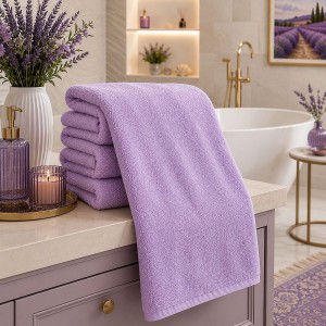 Banyo havlusu 90x150cm lila