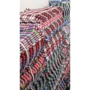 Sofra Bezi 150x150 Bordo Yesil Mavi Kareli Seri