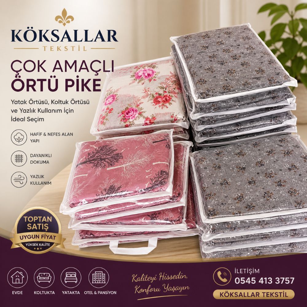 çok amaçlı örtü pike modelleri toptan satış köksallar tekstil