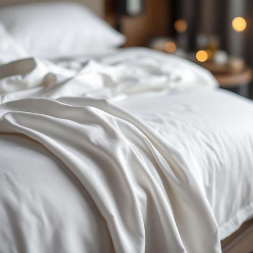 Çift kişilik Otel çarşafı 240x280cm 83 tel çizgili kumaş